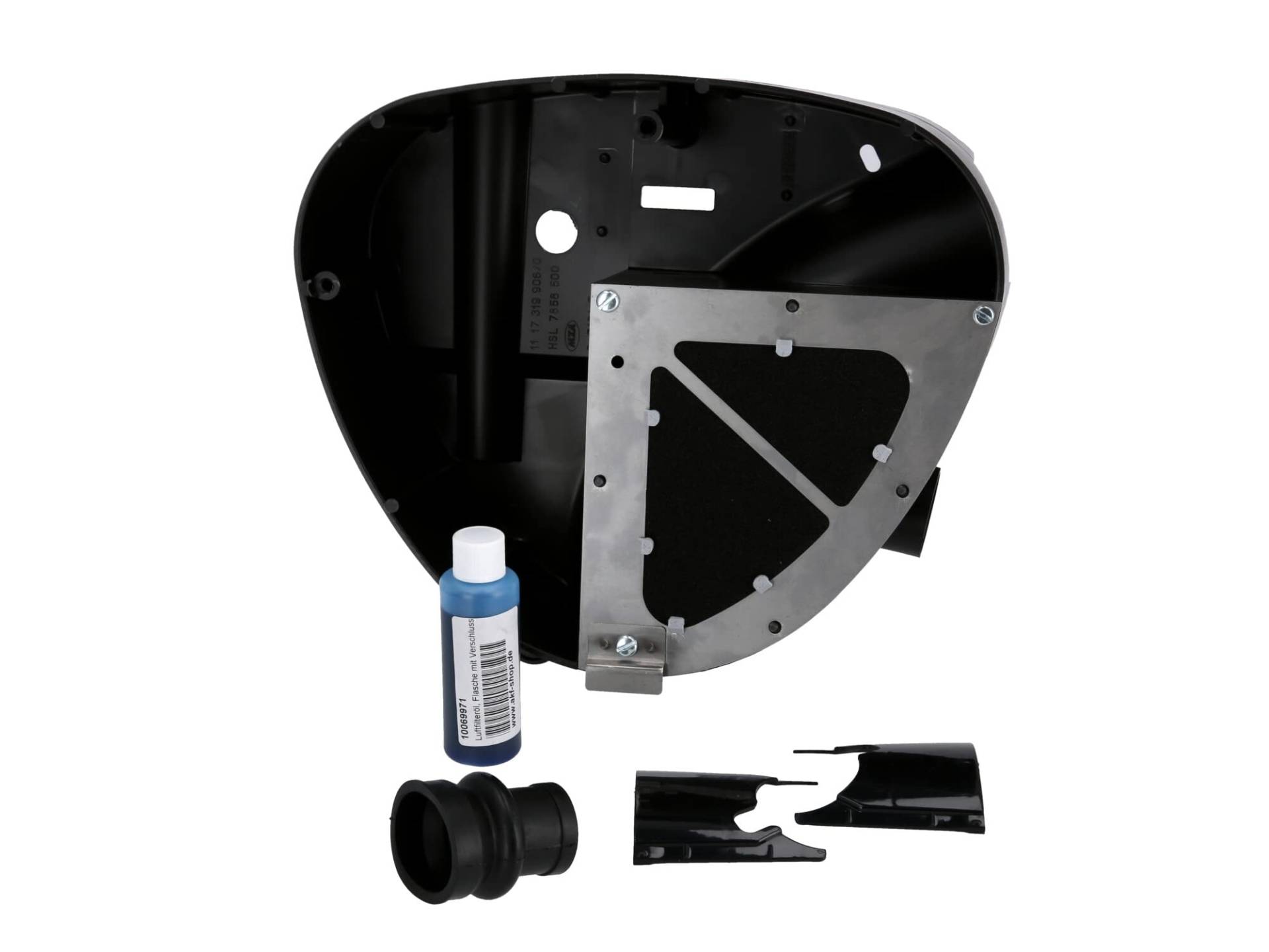 Gehäusemittelteil mit Sportluftfilter, Auslass Ø36mm + 50ml Luftfilteröl - für Simson S50, S51, S53, S70, S83 Gehäusemittelteil mit Sportluftfilter, Auslass Ø36mm + 50ml Luftfilteröl - für Simson S50, S51, S53, S70, S83 von AKF