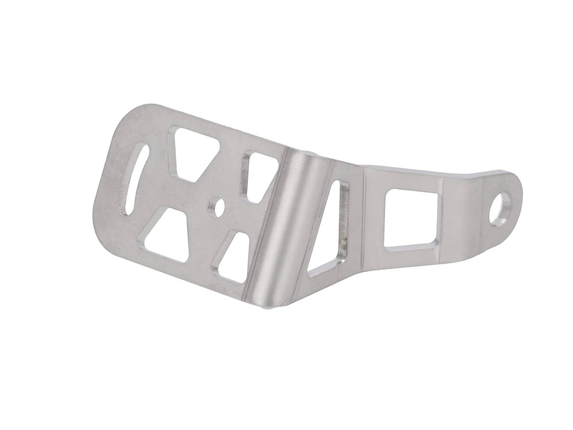 Kennzeichenhalter seitlich, aus Edelstahl - für Simson S50, S51, S70, KR51/2 Schwalbe, SR50, SR80 Kennzeichenhalter seitlich, aus Edelstahl - für Simson S50, S51, S70, KR51/2 Schwalbe, SR50, SR80 von AKF