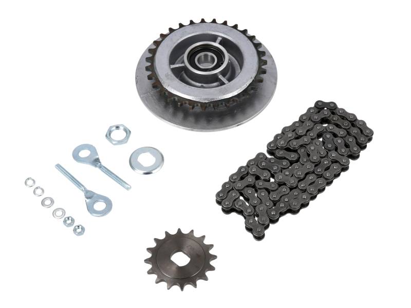 Kleines Kettenradantrieb-Set (Ketten-Set) - für Simson SR50, SR80 von AKF