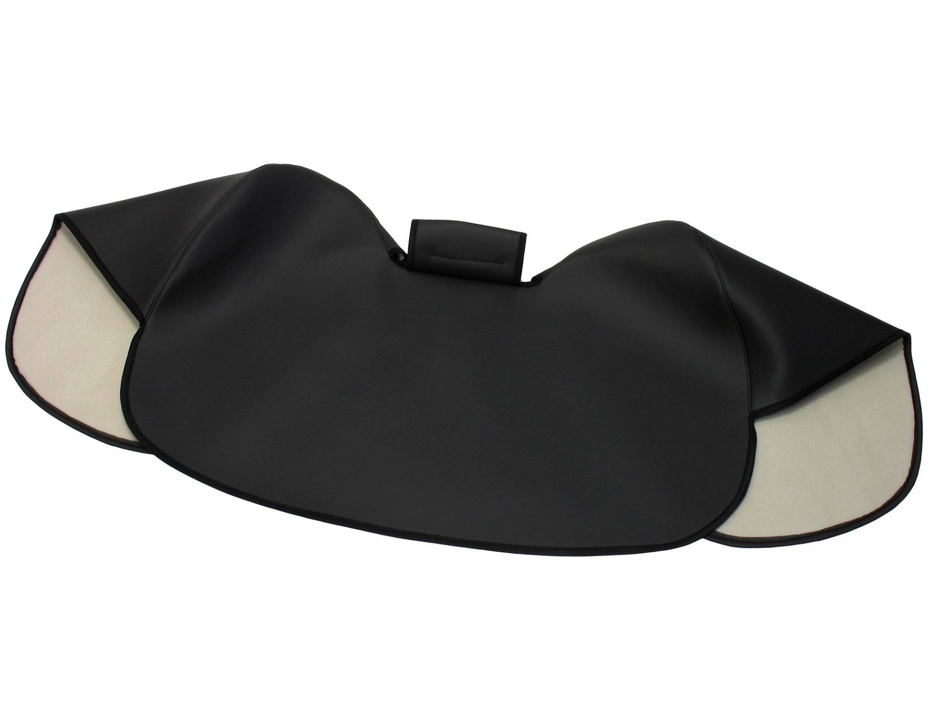 AKF Knieschutzdecke schwarz, gefüttert, Handarbeit - für Simson S50, S51, S70 von AKF