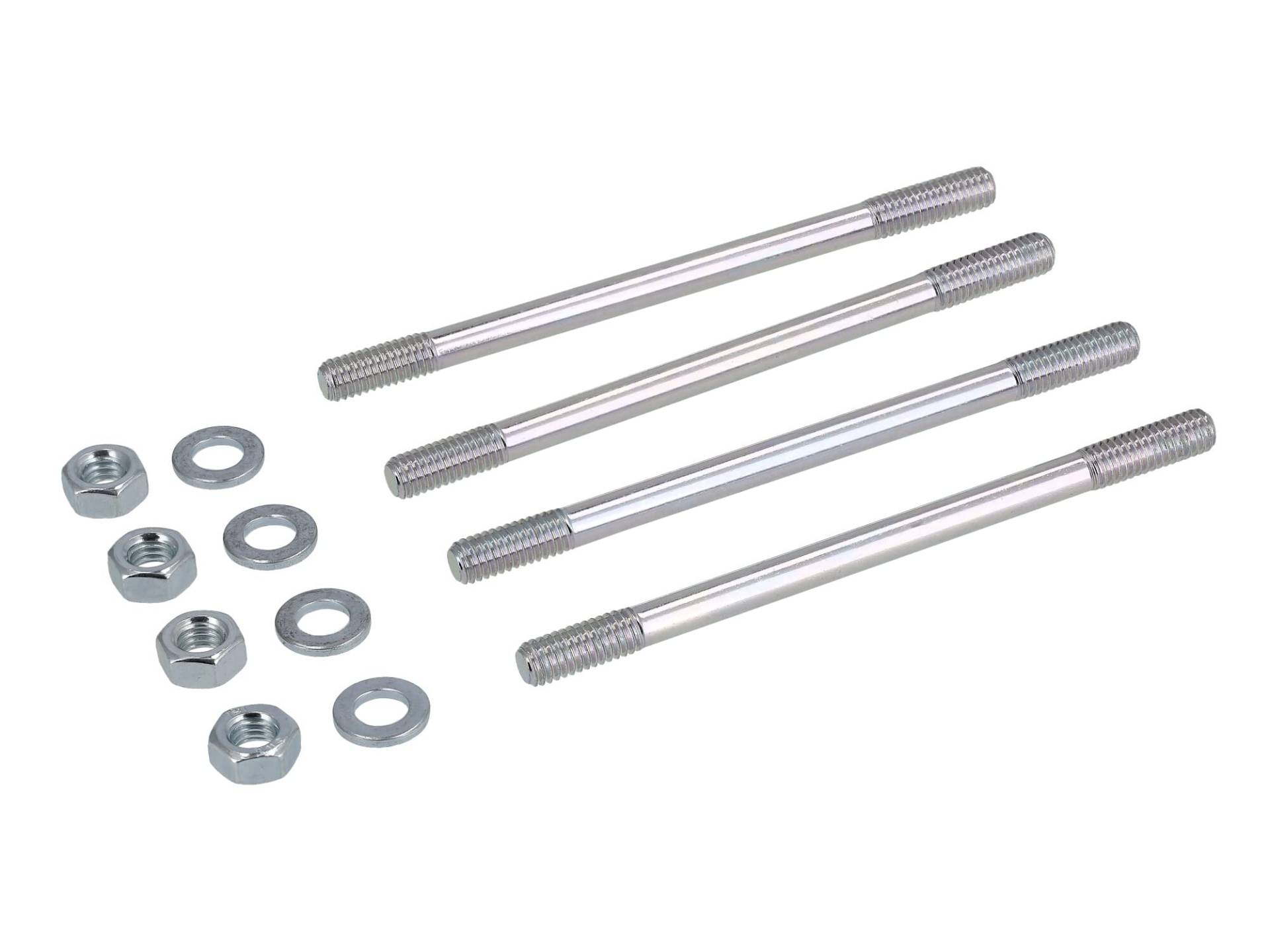 Set: Zylindermontage (4x Zuganker - M6x80mm) - für Simson SR1, SR2, KR50, SR4-1 Spatz Set: Zylindermontage (4x Zuganker - M6x80mm) - für Simson SR1, SR2, KR50, SR4-1 Spatz von AKF