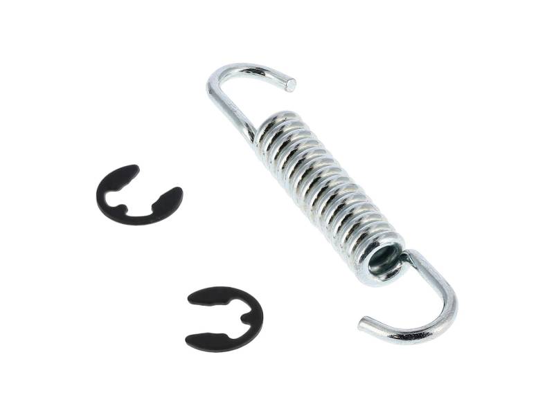 Set: Feder + 2x Sicherungsscheibe, für Bremsbacken - für Simson S51, S50, Schwalbe KR51, SR4, SR50 von AKF