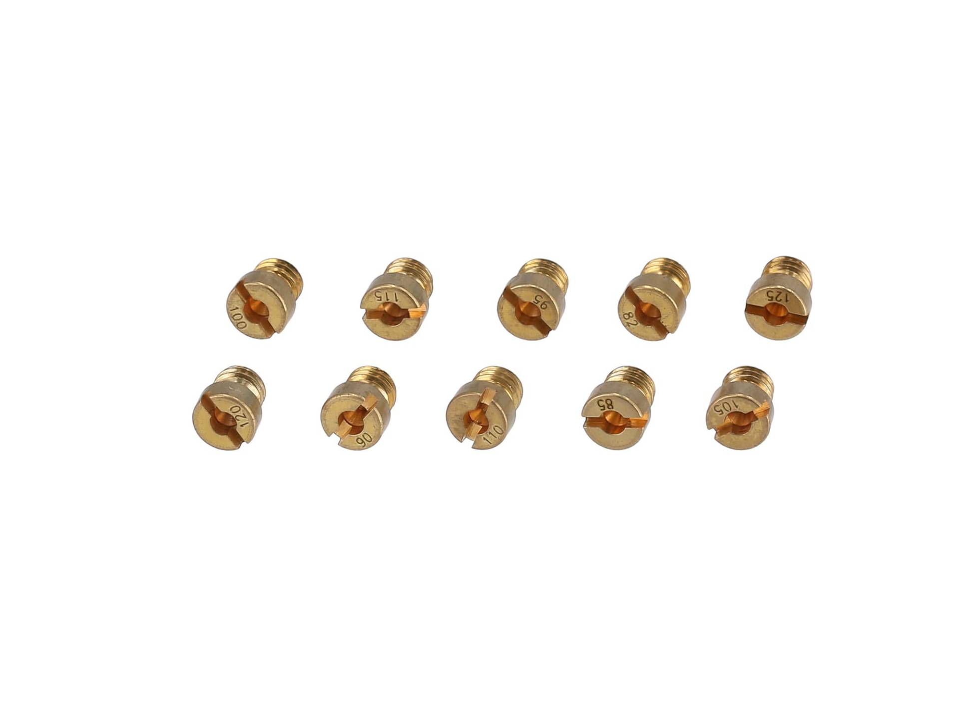 Set: Hauptdüsen (82-125) für BVF Vergaser von Renner Automotive