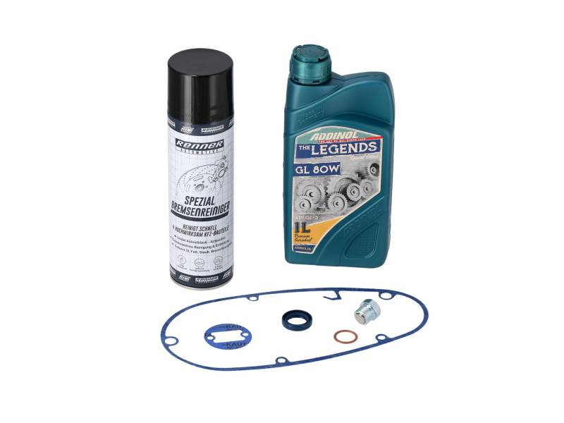 Set: Ölwechsel-Premium, Öl + Reiniger + Schrauben + Dichtungen - für Motor M53 / M54 von AKF