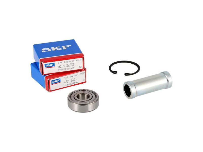 Set: Radnabenlager mit verstärkter Radhülse, mit gekapselten Lagern - für Simson S51, SR50, KR51 von AKF