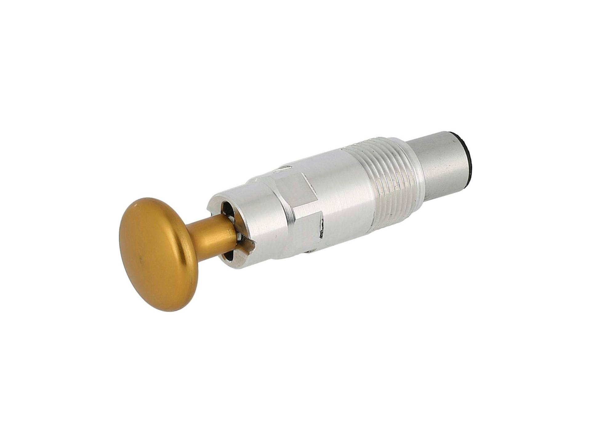 Starterkolben Tuning, mit Arretierung, Kopf Gold eloxiert Starterkolben Tuning, mit Arretierung, Kopf Gold eloxiert von AKF
