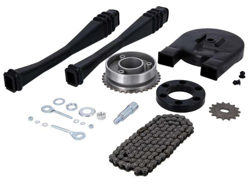 Großes Kettenradantrieb-Set (Ketten-Set) - für Simson S51, S53 von Renner Automotive