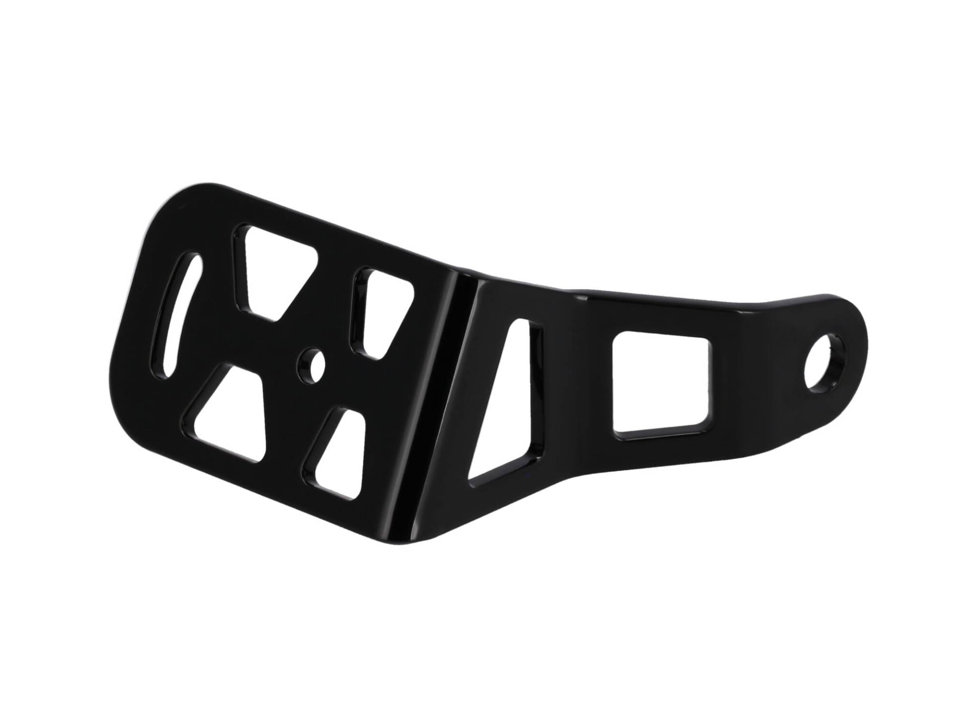 Kennzeichenhalter seitlich, aus Edelstahl, Schwarz - für Simson S50, S51, S70, KR51/2 Schwalbe, SR50, SR80 Kennzeichenhalter seitlich, aus Edelstahl, Schwarz - für Simson S50, S51, S70, KR51/2 Schwalbe, SR50, SR80 von AKF