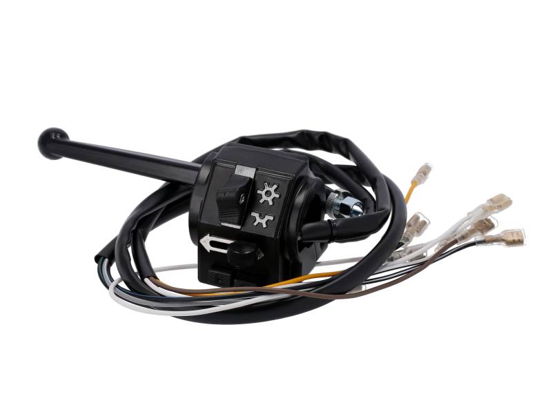 Schalterkombination, Gehäusehälfte vorn + hinten, mit Kabel - für Simson S51, S70, S53, S83 von EAO