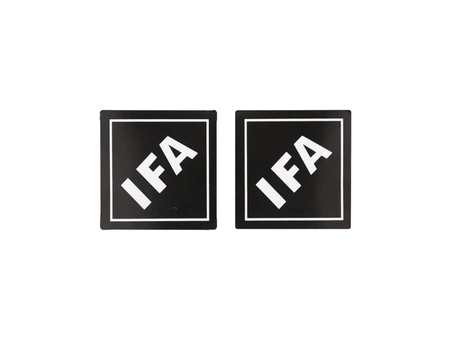 Set: 2x Klebefolie Seitendeckel "IFA" - Schwarz/Weiß Set: 2x Klebefolie Seitendeckel "IFA" - Schwarz/Weiß von AKF