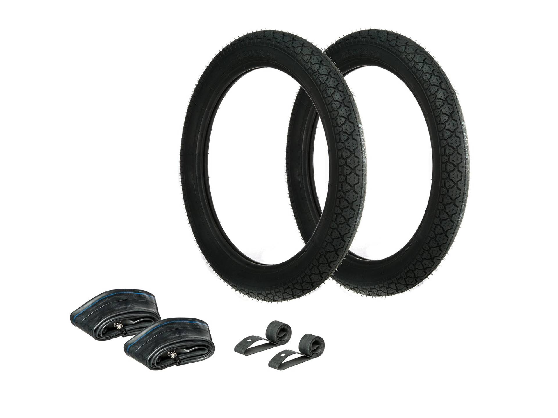 Set: 2x Reifen 2.75 x 16 Heidenau K36/1 + 2x Schläuche + 2x Felgenband Set: 2x Reifen 2.75 x 16 Heidenau K36/1 + 2x Schläuche + 2x Felgenband von AKF