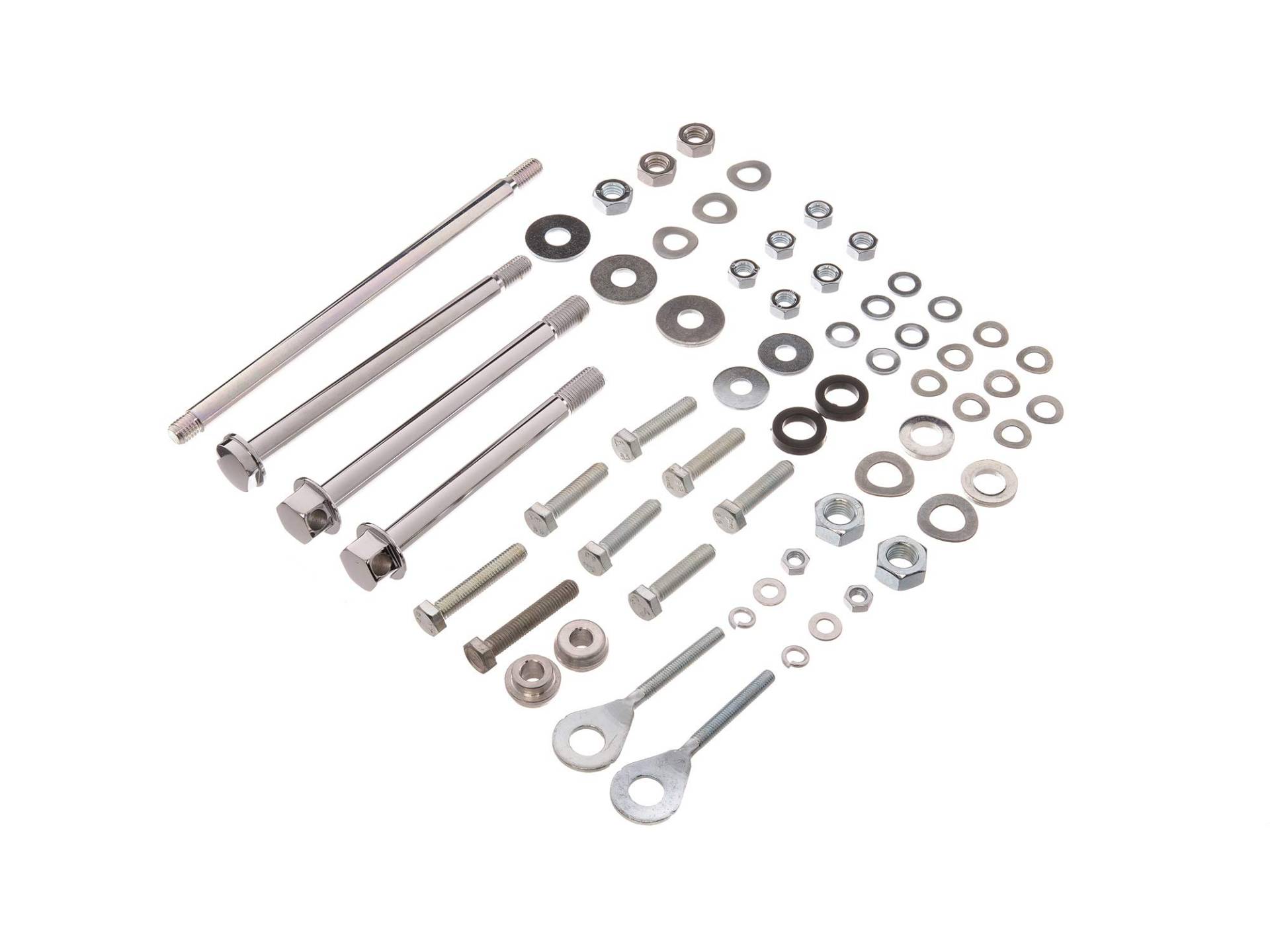 Set: Achsen + Schwingenlagerbolzen komplett - für Simson KR51 Schwalbe Set: Achsen + Schwingenlagerbolzen komplett - für Simson KR51 Schwalbe von AKF