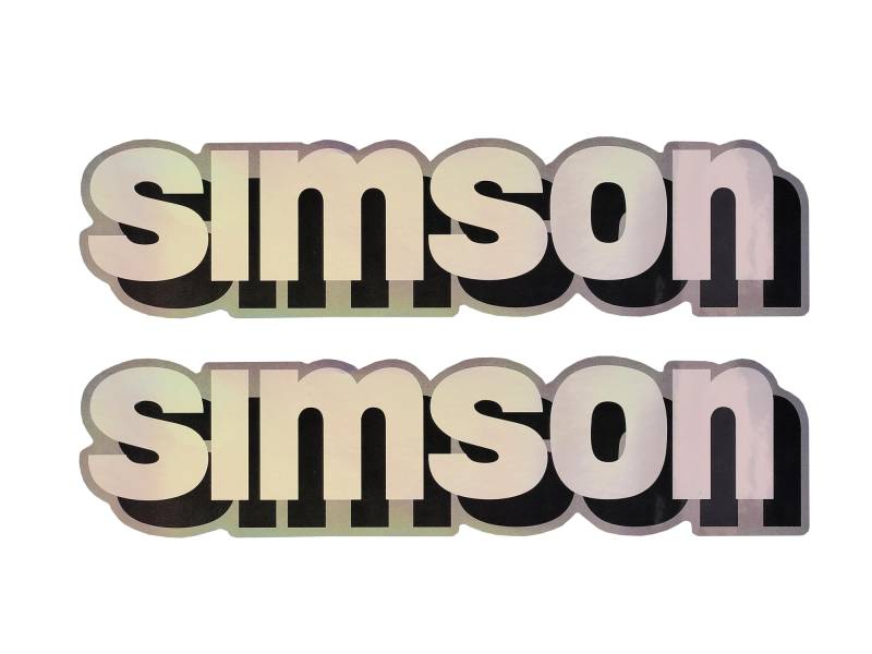 Set: Klebefolie Tank Simson - Hologramm von AKF