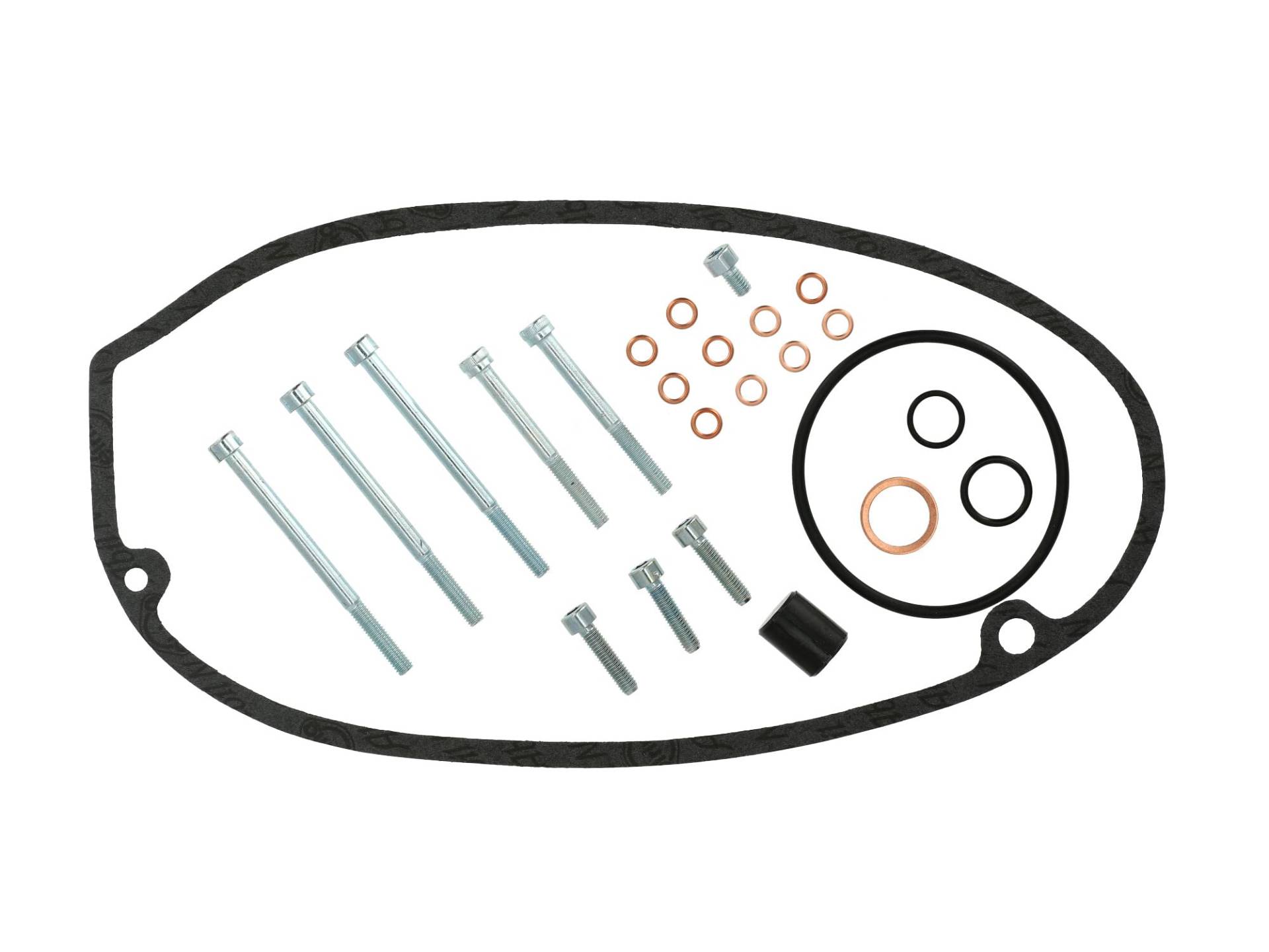 Set: Schrauben und Dichtung für Kupplungsdeckel - für MZ TS 250 Set: Schrauben und Dichtung für Kupplungsdeckel - für MZ TS 250 von AKF