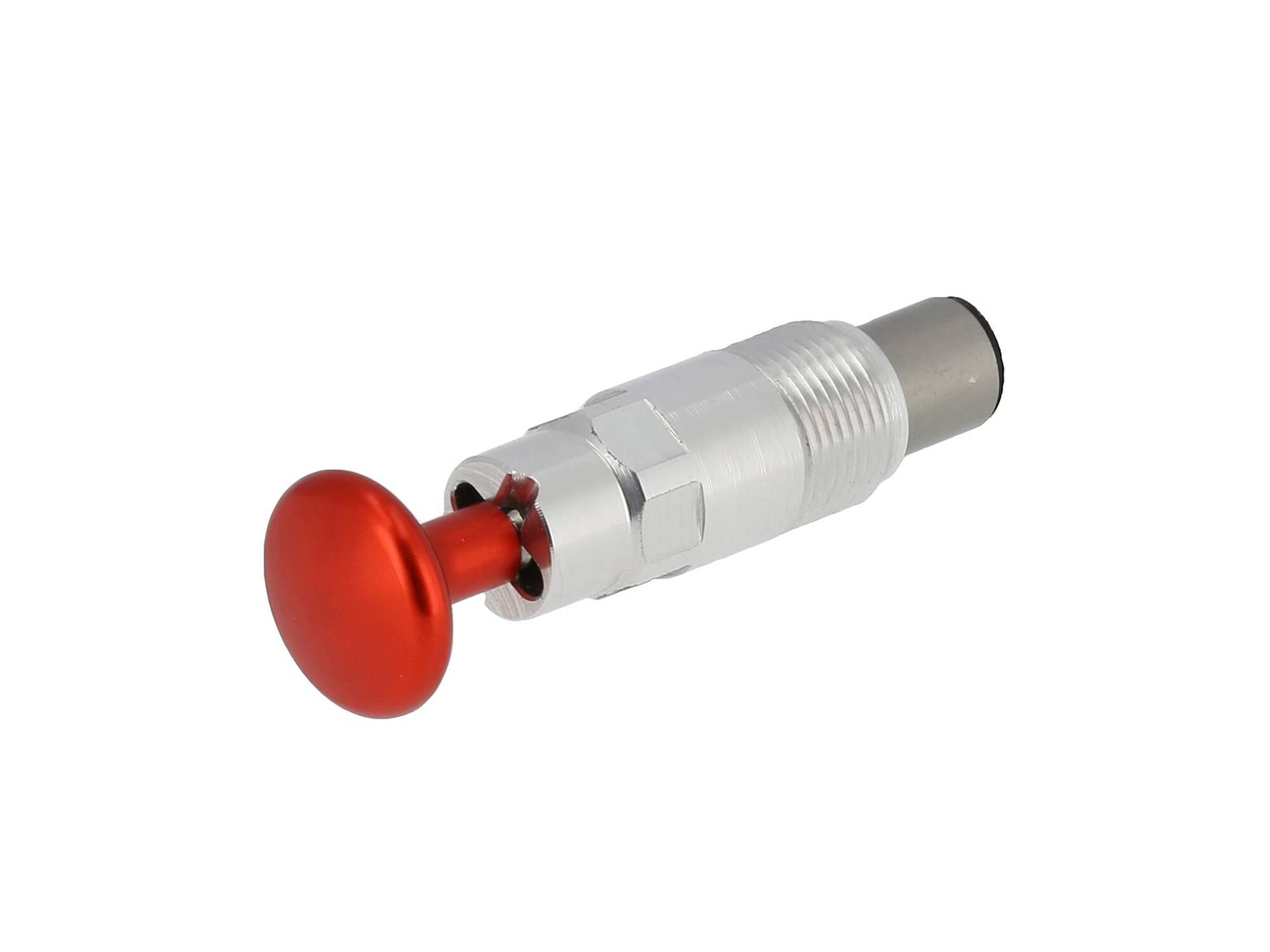 Starterkolben Tuning, mit Arretierung, Kopf Rot eloxiert Starterkolben Tuning, mit Arretierung, Kopf Rot eloxiert von AKF