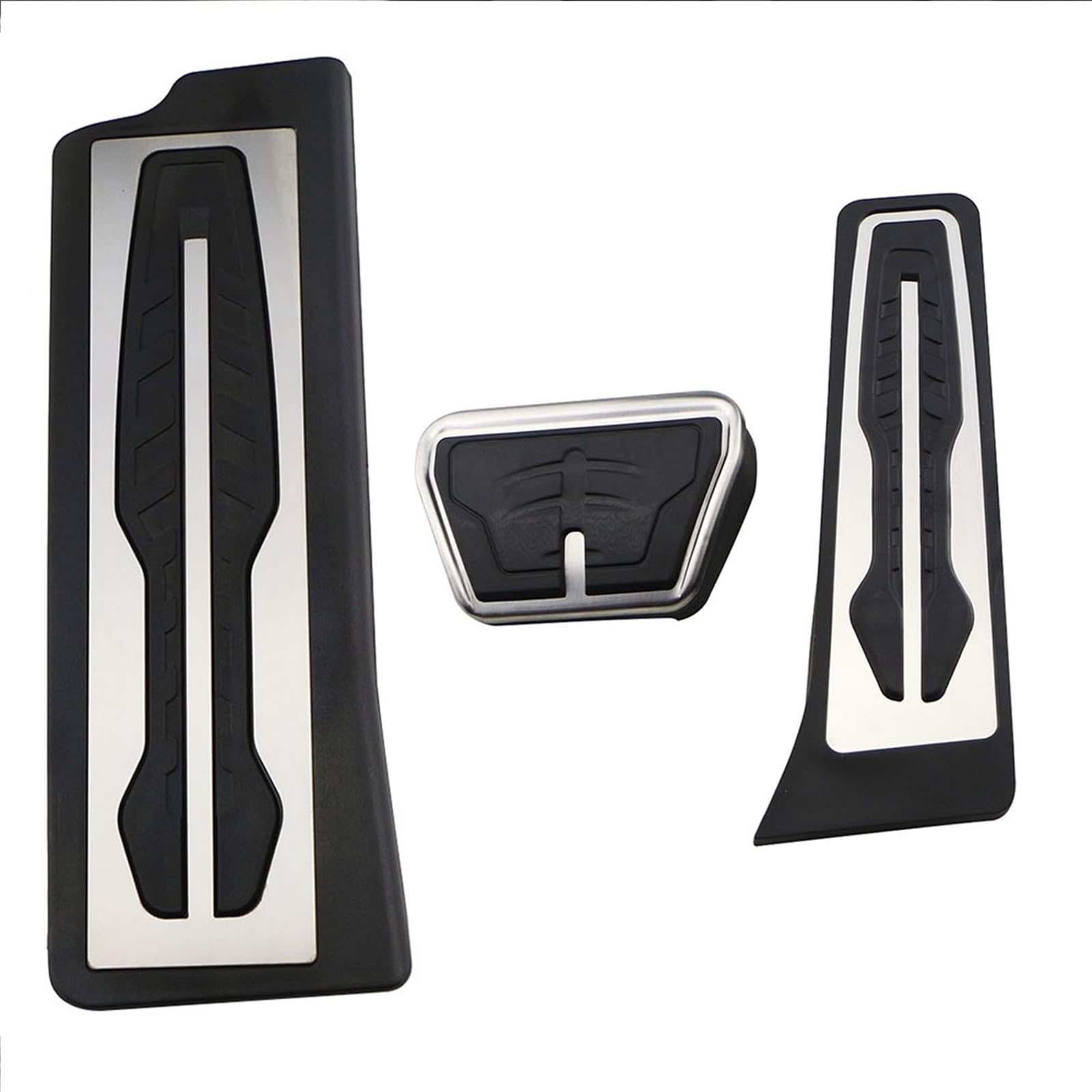 Auto Pedalauflagen Für 3 Serie G20 G21 2020 2021 Auto Accelerator Kraftstoff Bremspedal Fußstütze Pedale Abdeckung Pads Bremse Pedalkappen(at with Rest) von AKFMKSN