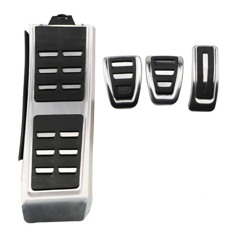 Auto Pedalauflagen Für A4 B8 S4 A5 S5 8T Q5 SQ5 A6 C7 A7 S7 S6 4G A8 S8 4H Auto Kraftstoff Bremse Fußstütze Pedale Auto Pedal Pads Bremse Pedalkappen(MT with Rest) von AKFMKSN