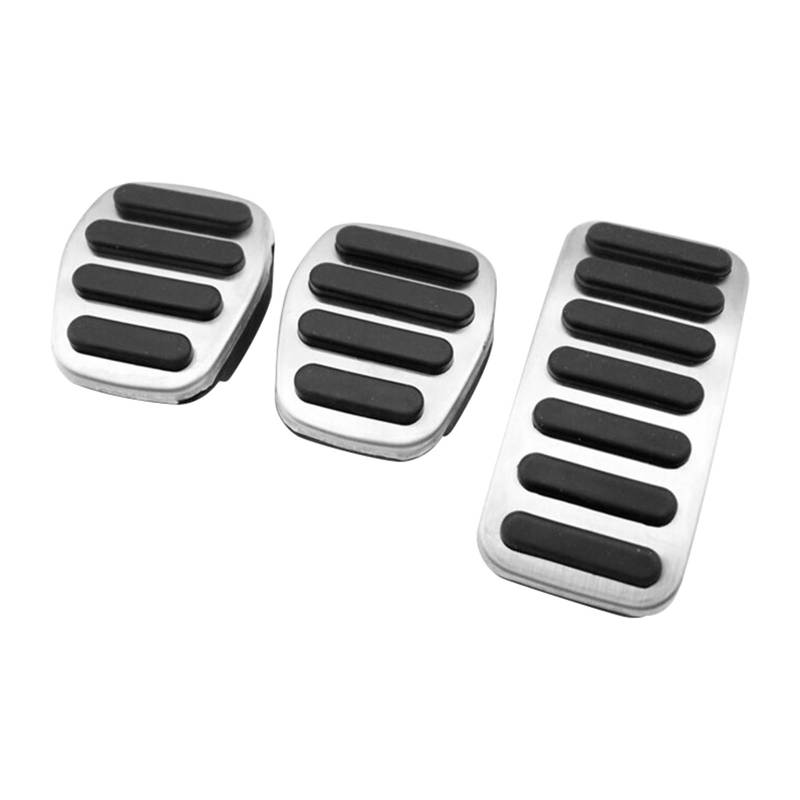 Auto Pedalauflagen Für Volvo Für S40 V40 C30 XC30 Auto Fuß Gaspedal Cluth Bremspedale Abdeckung Pads Auto Pedal Pad Abdeckung Bremse Pedalkappen(MT 3pcs) von AKFMKSN