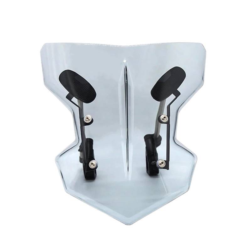 Motorrad Windschutzscheibe Für G310 R Für F800 R Für S1000 R Für R NEUN T Für Für URBAN G/S/Motorrad Windschutz Windschutz Spoiler Motorrad Spoilerscheibe(Transparent Gray) von AKFMKSN