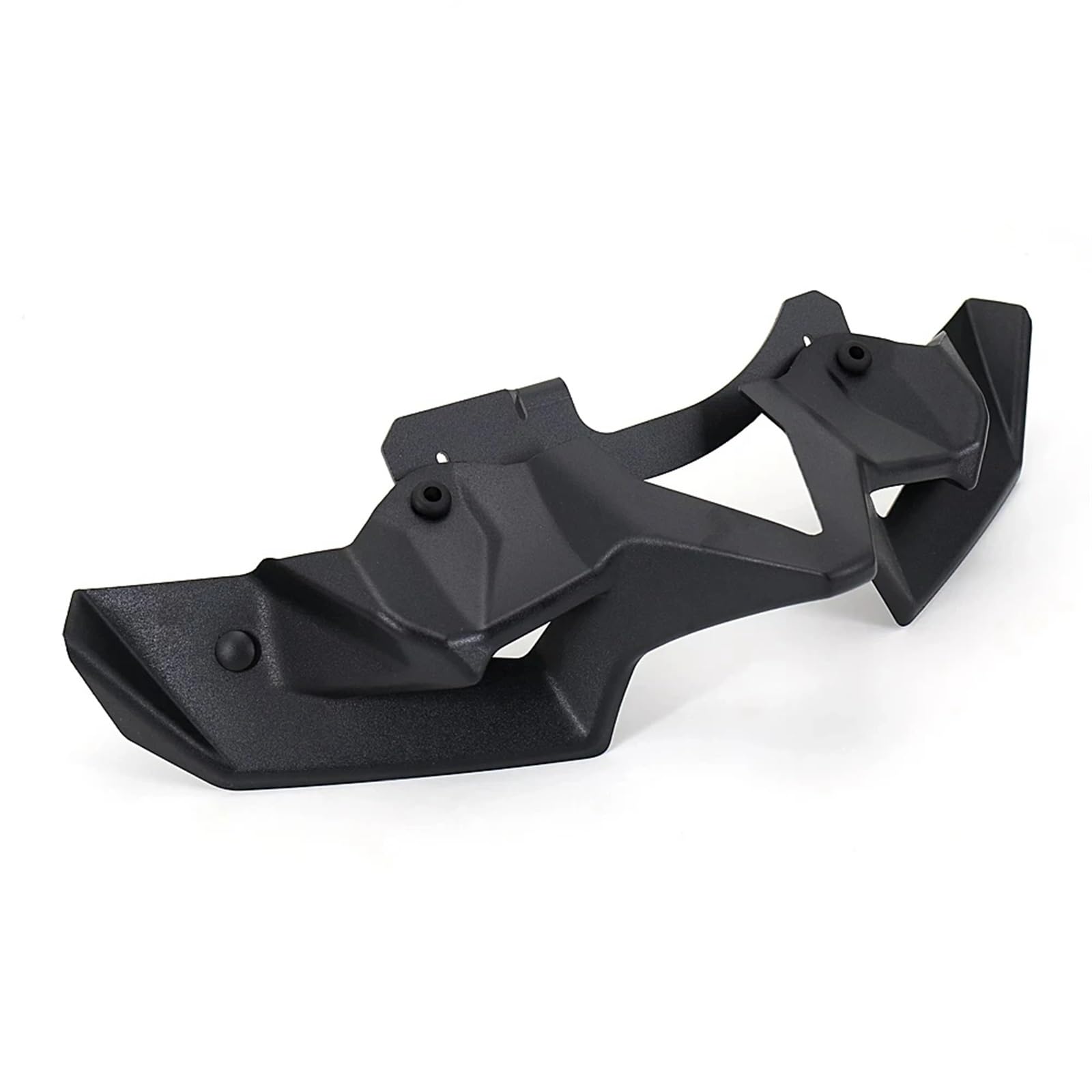 Motorrad Windschutzscheibe Für Kawasaki Für Z900 2021 2022 2023 2024/Motorrad Nackt Vorne Abtrieb Spoiler Winglet Aerodynamische Flügel Kit Spoiler Motorrad Spoilerscheibe(Black) von AKFMKSN