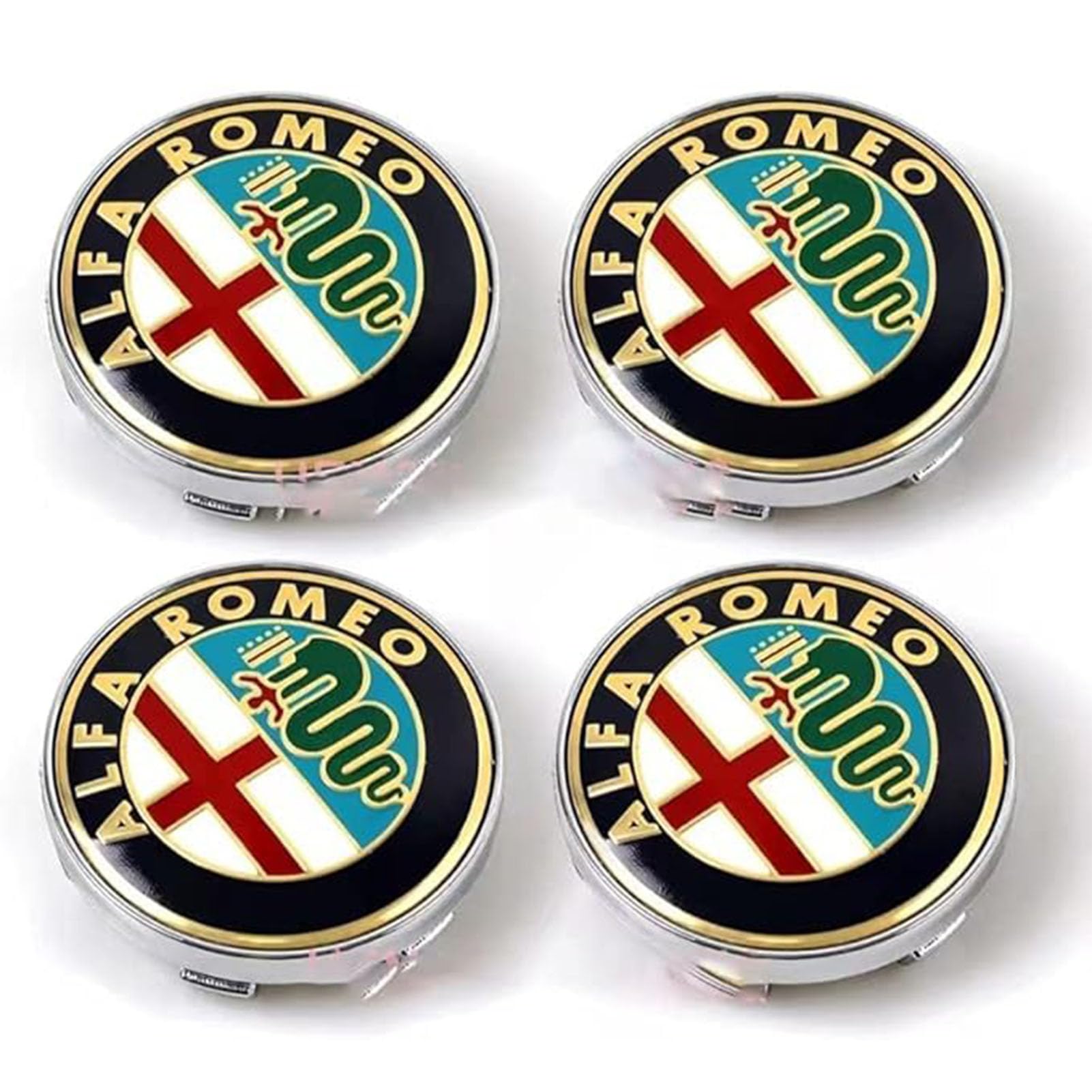 4 Stück Radnabenabdeckung, für Alfa Romeo 60mm Radnabendeckel Felgenkappen Wasserdicht Staubdicht Felgendeckel Auto Zubehör,60mm 4 Stück Radnabenabdeckung, für Alfa Romeo 60mm Radnabendeckel Felgenkappen Wasserdicht Staubdicht Felgendeckel Auto Zubehör,60mm von AKITDC