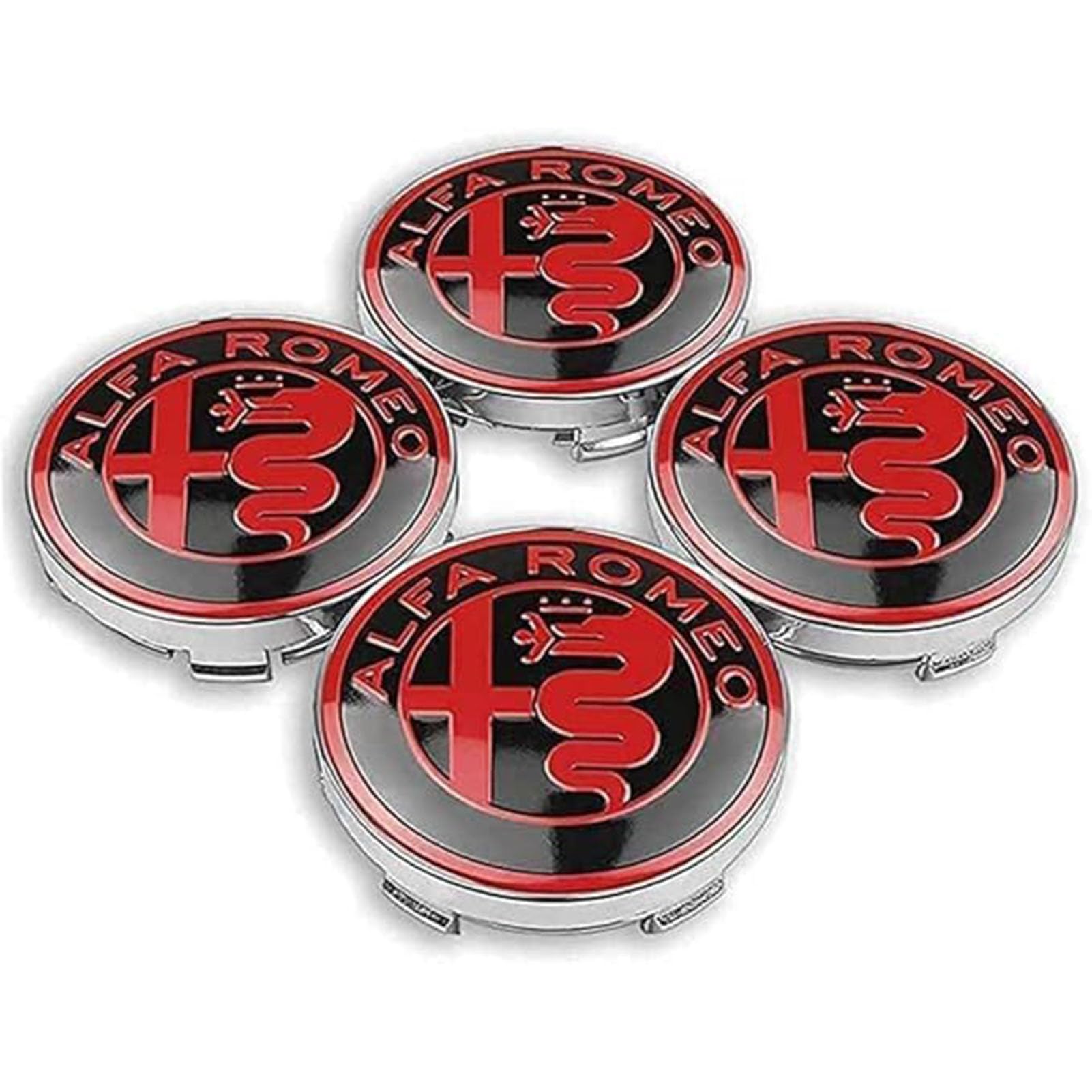 4 Stück Radnabenabdeckung, für Alfa Romeo 60mm Radnabendeckel Felgenkappen Wasserdicht Staubdicht Felgendeckel Auto Zubehör,B-60mm 4 Stück Radnabenabdeckung, für Alfa Romeo 60mm Radnabendeckel Felgenkappen Wasserdicht Staubdicht Felgendeckel Auto Zubehör,B-60mm von AKITDC