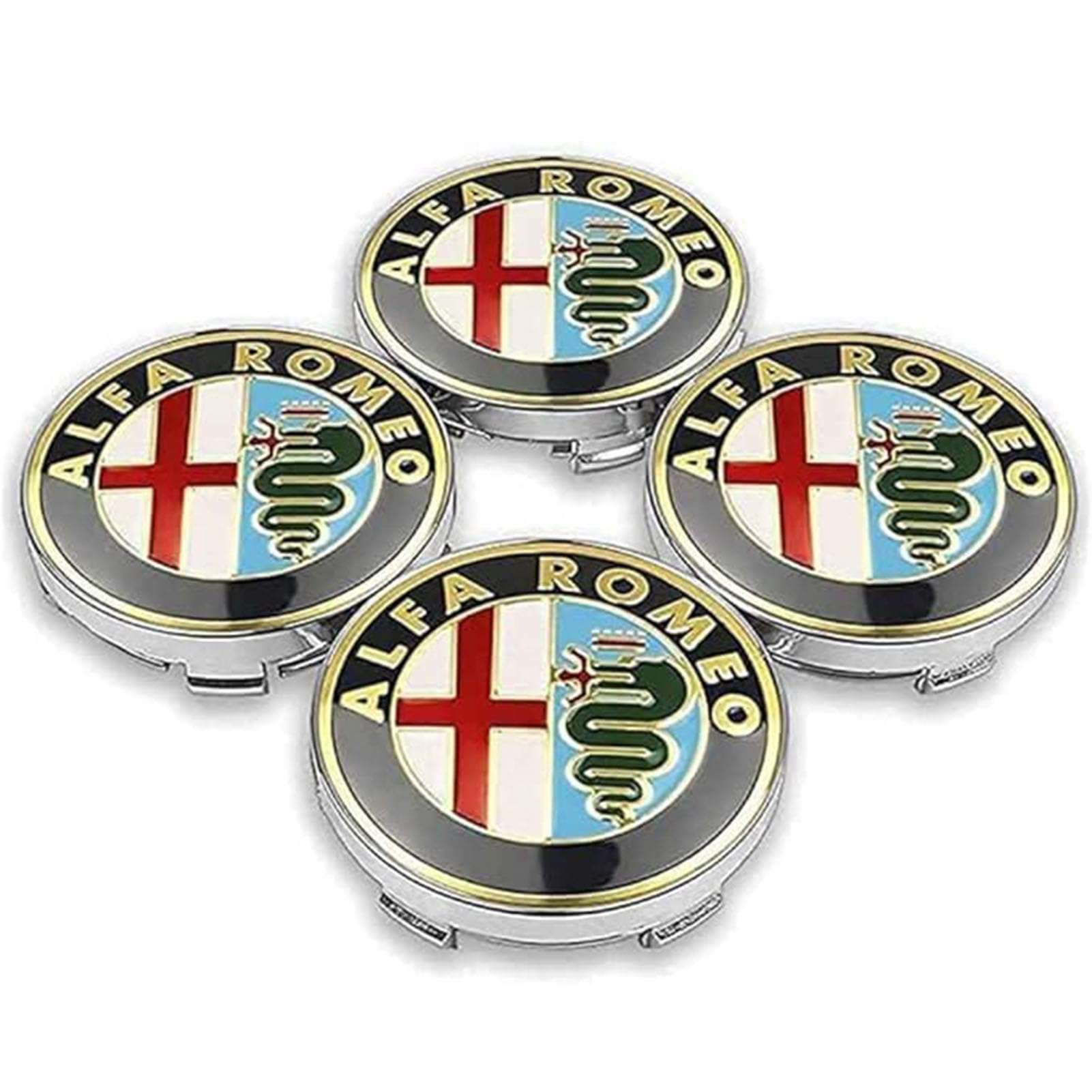 4 Stück Radnabenabdeckung, für Alfa Romeo 60mm Radnabendeckel Felgenkappen Wasserdicht Staubdicht Felgendeckel Auto Zubehör,D-60mm 4 Stück Radnabenabdeckung, für Alfa Romeo 60mm Radnabendeckel Felgenkappen Wasserdicht Staubdicht Felgendeckel Auto Zubehör,D-60mm von AKITDC
