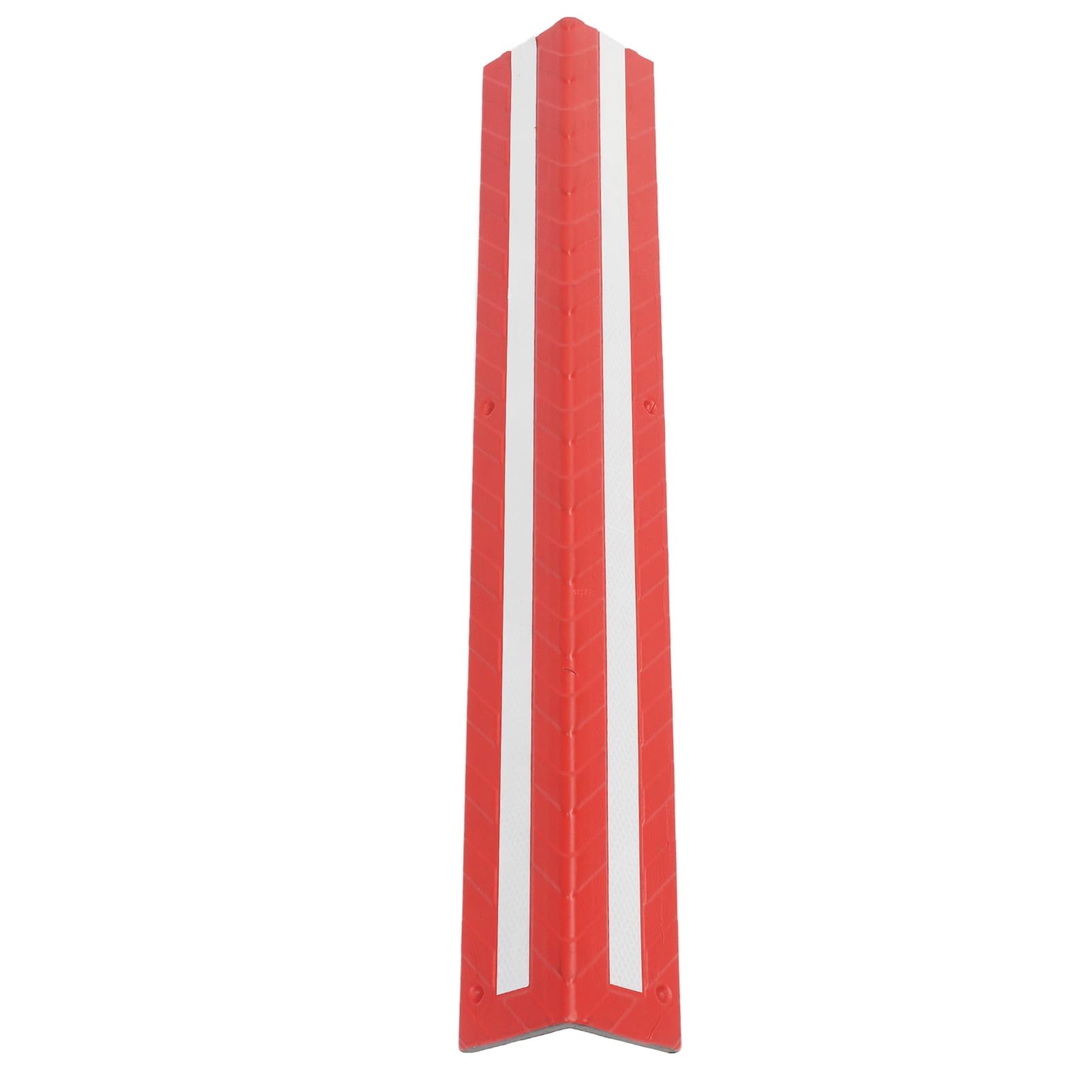 80 cm Garage Wall Corner Guard - Flexibler Gummischutz mit Reflektierender Streifen für Fahrzeug und Einfache Installation Rot (Rot) von AKLOSIPY