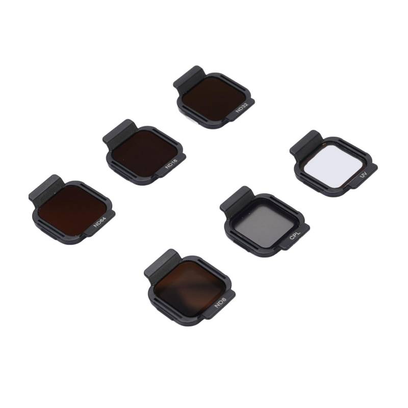 AKLOSIPY CPL -Filter, ND8 ND16 ND32 ND64 -Filter -Filter -Set mit Linsenspeicherbox für Drohnenzubehör, für Klare Bildqualität, Reduzierte und Reflexionen, Verbesserte Farbsättigung und von AKLOSIPY