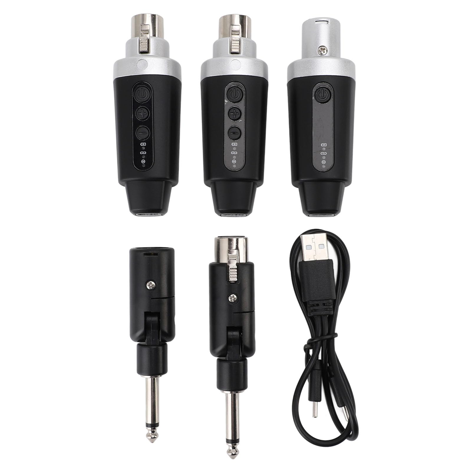 AKLOSIPY Der Drahtlose XLR-Sender und -Ermesser, 30-50 M, mit UHF-Mikrofon-Adapter-System für Kondensatordynamik-MICs, Li-Batterie 450mah AKLOSIPY Der Drahtlose XLR-Sender und -Ermesser, 30-50 M, mit UHF-Mikrofon-Adapter-System für Kondensatordynamik-MICs, Li-Batterie 450mah von AKLOSIPY