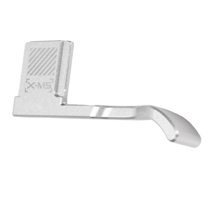Kamera -Daumen -up -Griff für XM5 mit Heißschuhabdeckung, Anti -Slip -Aluminium -Legierungsgriff, Verschlussfreisetzung, Fotografiezubehör, Ergonomisches Design, Leicht und (Silver) von AKLOSIPY