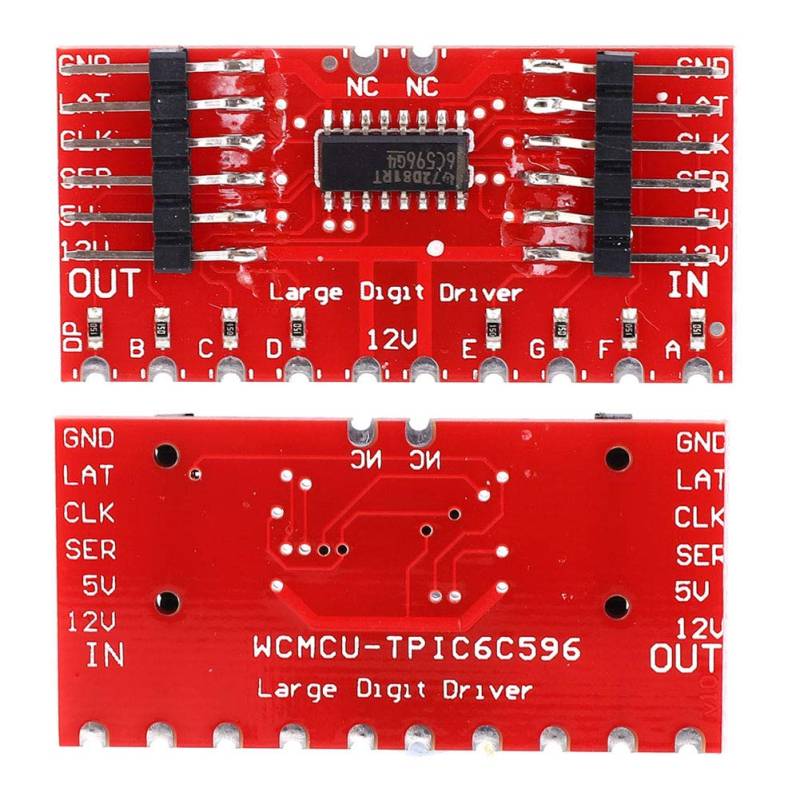 TPIC6C596 8-Bit-Registermodul: Vielseitiger Treiber für 7-Segment-Anzeigen von AKLOSIPY