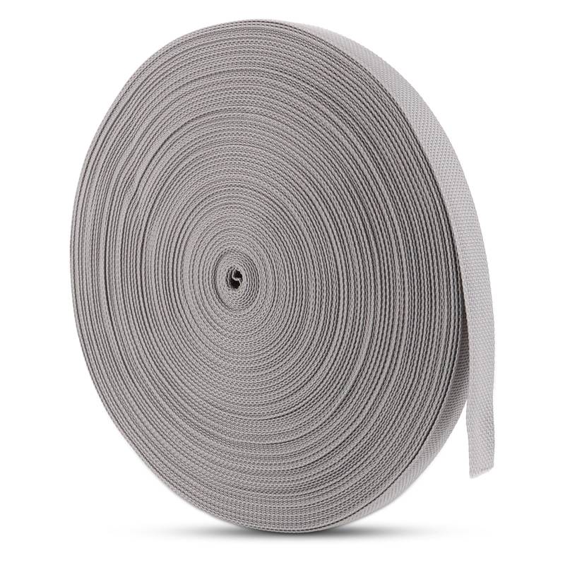 AKOLAFE 1 Rolle Rolladengurt 23mm Rolladenband 50m Rolladenband 60m Rolladen Gurtband rolladengurt reparaturset grau für Rolläden an Türen & Fenster von AKOLAFE