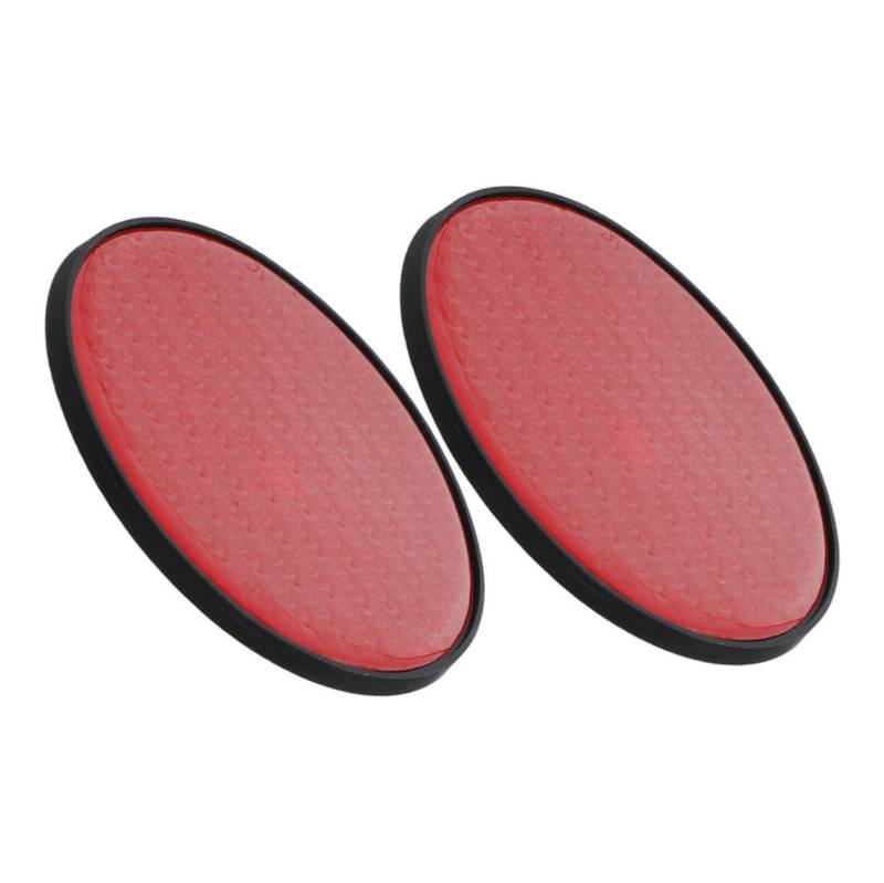 AKOOSY 2 Stück Auto Achterbahn Autokasse Matte Büro -Pokal -untersetzer Tassenmattenhalter Anti -Slip -untersetzer Anti -Slip -Matte Getränkehalter Im Büro Auto Getränkehalter Rot PVC von AKOOSY