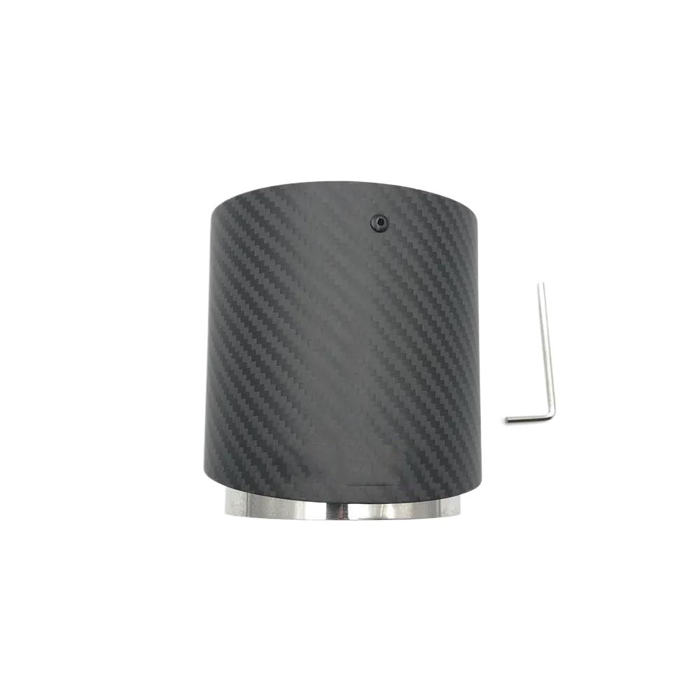 1 Stück Carbon-Schalldämpferrohre Für S R55 R56 R57 R58 R59 R60 R61 F54 F56 F57 F60 JCW Auspuffspitzen Endrohr Schalldämpfer(72MM-95MM Matt) von AKOUFALL