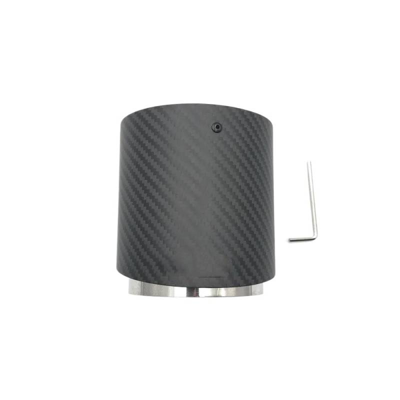 1 Stück Carbon-Schalldämpferrohre Für S R55 R56 R57 R58 R59 R60 R61 F54 F56 F57 F60 JCW Auspuffspitzen Endrohr Schalldämpfer(72MM-95MM Matt) von AKOUFALL