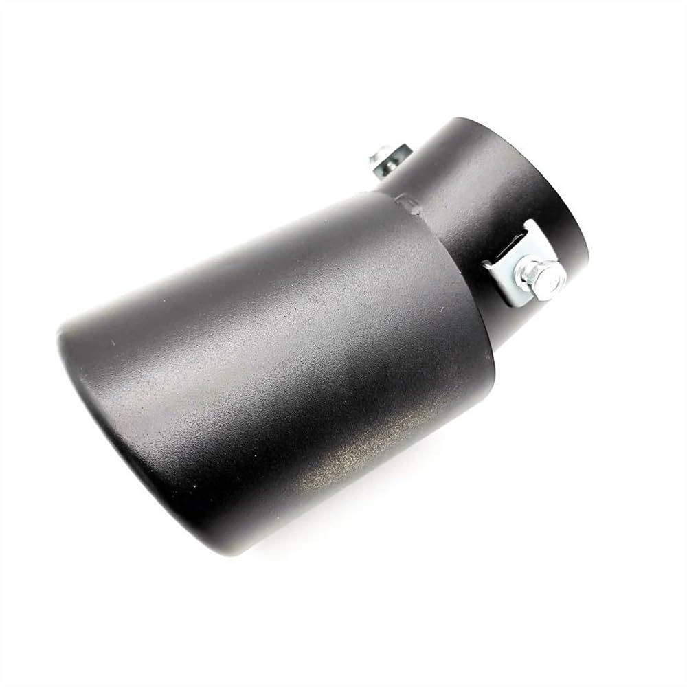 Edelstahl Auto Auspuffrohr Spitze Universal 62MM Oval Slant Schalldämpfer Schwarz Matt Endrohr Schalldämpfer Edelstahl Auto Auspuffrohr Spitze Universal 62MM Oval Slant Schalldämpfer Schwarz Matt Endrohr Schalldämpfer von AKOUFALL