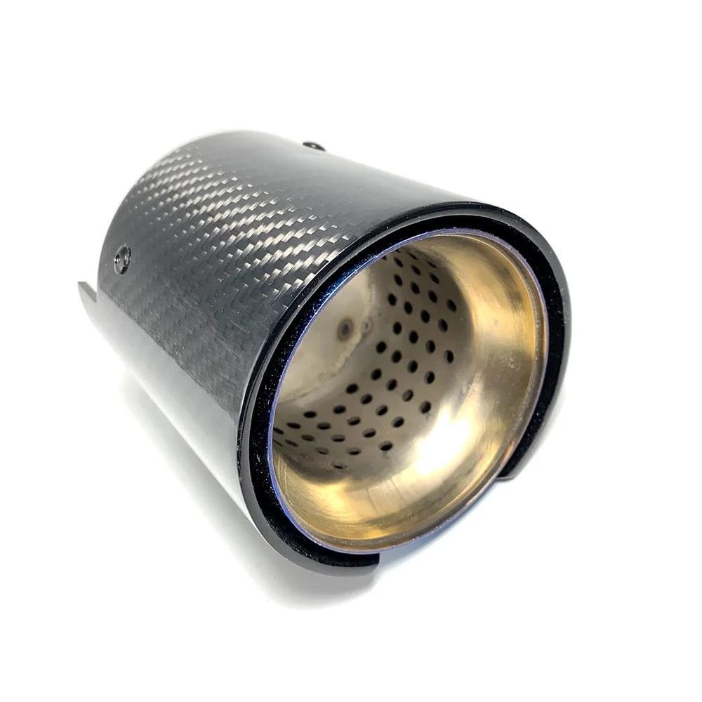 Eine Schalldämpferspitze Für M Performance-Auspuffrohre Für F20 F22 F30 M135i M140i M235i M240i M335i M340i M435i M440i F87 F80 F82 F83 Endrohr Schalldämpfer(IN 60MM-OUT 80MM) von AKOUFALL