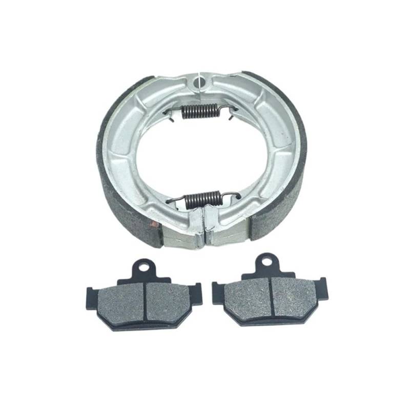 Motorrad-Bremsbeläge Für Savage LS400 F/P/U 1986-1996 LS650 F/P 1986-2004 Bremsbelag Vorne Hinten Bremsbacken Kit Set Bremsklotz(Front Rear Set) von AKOUFALL