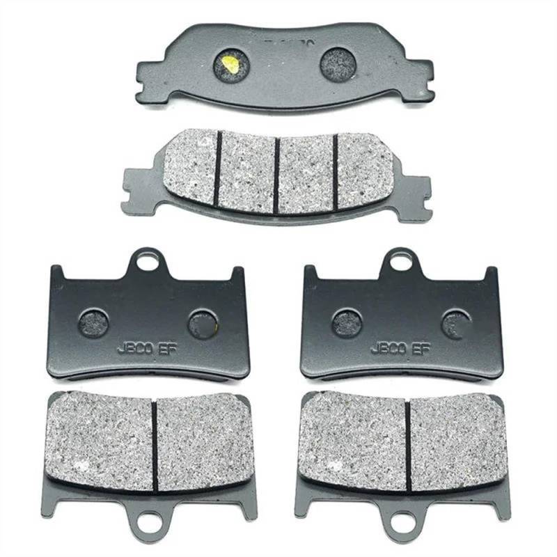 Motorrad-Bremsbeläge YZF R Motorrad Vorne Und Hinten Bremsbeläge Kit Set Disc YZFR1 YZF-R1 2002 2003 YZF-R6 YZFR6 YZF-R6S YZFR6S 1999 2000 2001 Bremsklotz(Whole Set) von AKOUFALL