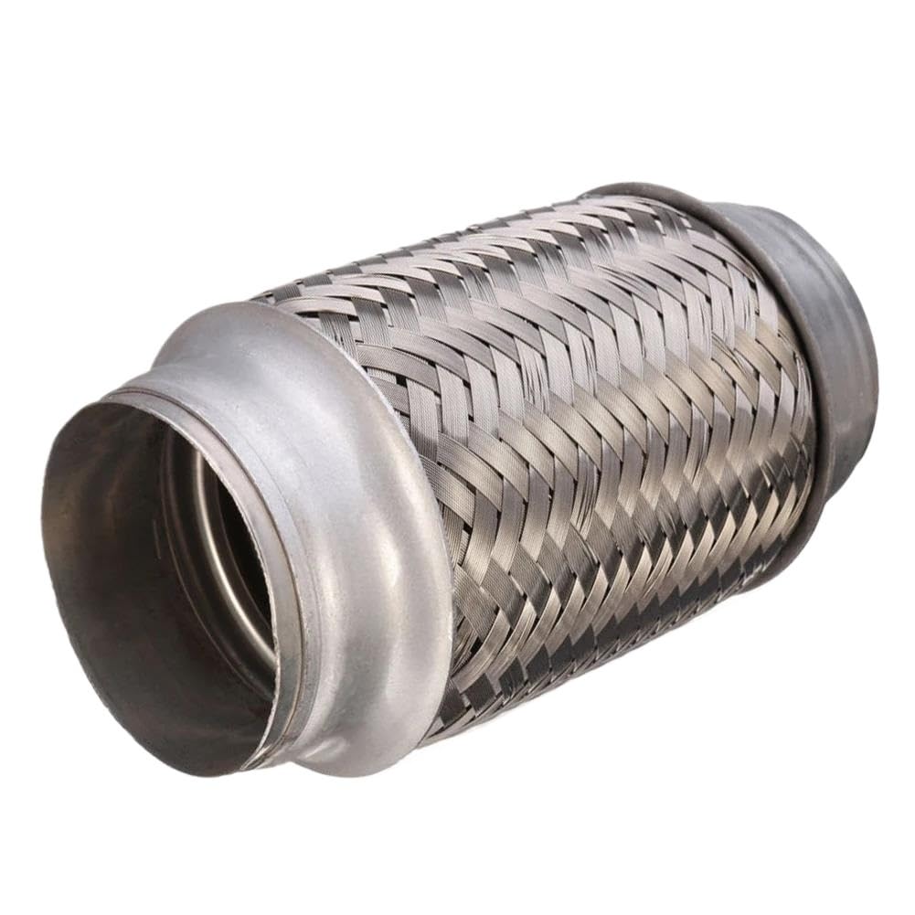 Schalldämpfer-Endrohr Rostfreier Stahl Auto Auspuff Flexrohr Faltenbalg Schweißnaht Flexibles Verbindungsrohr Für Auspuff Auto 63×153mm Endrohr Schalldämpfer Schalldämpfer-Endrohr Rostfreier Stahl Auto Auspuff Flexrohr Faltenbalg Schweißnaht Flexibles Verbindungsrohr Für Auspuff Auto 63×153mm Endrohr Schalldämpfer von AKOUFALL