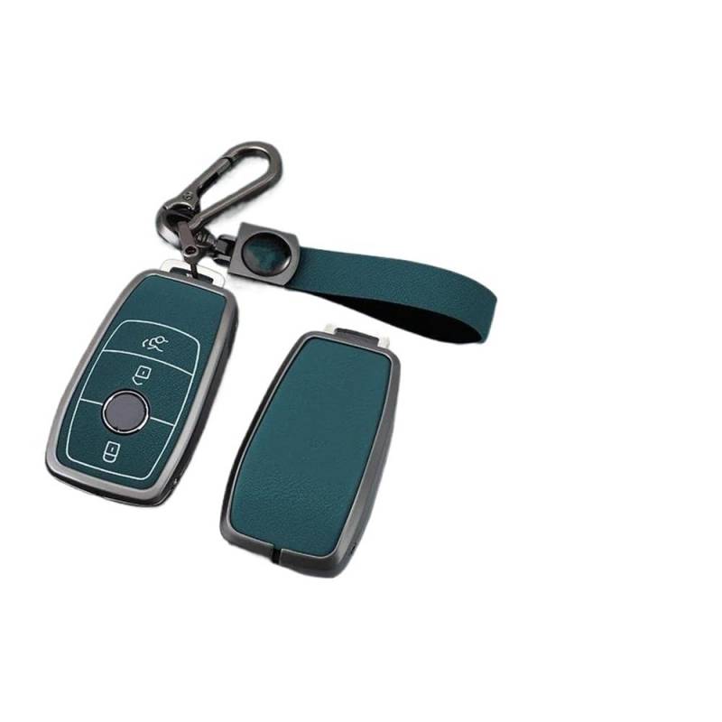 SchlüSselgehäuse GLB GLS W177 W205 W213 W222 X167 Für AMG Für Maybach A C E S G Klasse GLC CLE CLA Auto Smart Remote Schlüssel Fall Abdeckung Shell AutoschlüSsel Hülle(Blanc) von AKOUFALL