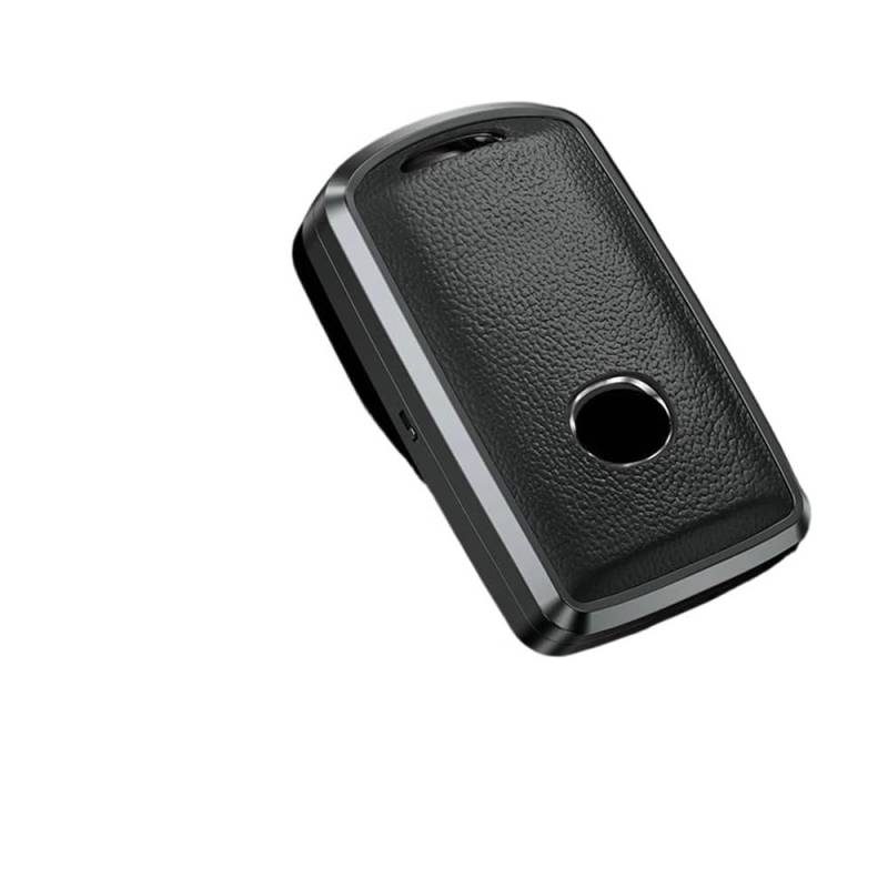 SchlüSselgehäuse Leder Metall Auto Fernbedienung Schlüssel Fall Abdeckung Shell Fob Halter Fob Zubehör Für Mazda 3 6 Cx30 MX30 Cx9 X9 Cx5 X5 Cx8 MX5 Ss30 AutoschlüSsel Hülle(Zwart) von AKOUFALL