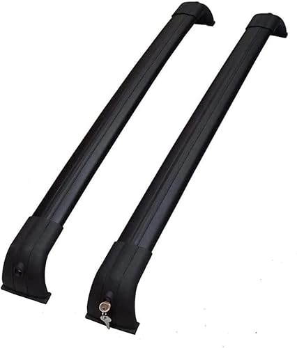 2 StüCk Auto Dachträger für Land Rover Discovery 3 4 LR3 LR4 2003-2016, Eloxiertem Aluminium Fahrradträger Dachboxen Offener Dachreling Dachgepäckablage von AKRE