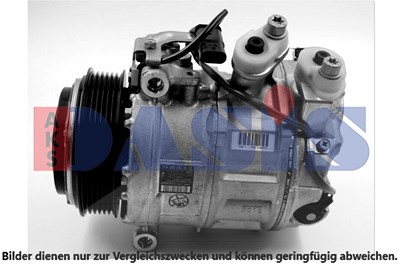 Aks Dasis Kompressor, Klimaanlage [Hersteller-Nr. 850172N] für Mercedes-Benz von AKS DASIS