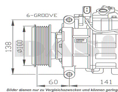 Aks Dasis Kompressor [Hersteller-Nr. 851692N] für Audi von AKS DASIS