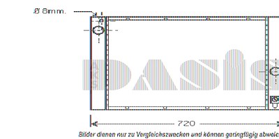 Aks Dasis Kühler, Motorkühlung [Hersteller-Nr. 051006N] für BMW von AKS DASIS