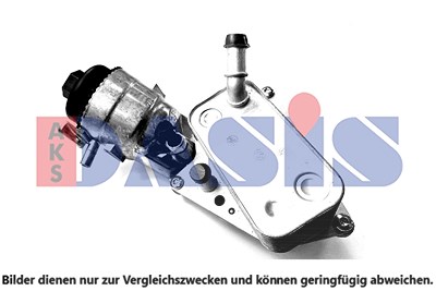 Aks Dasis Ölkühler, Motoröl [Hersteller-Nr. 156043N] für Cadillac, Fiat, Opel, Saab von AKS DASIS