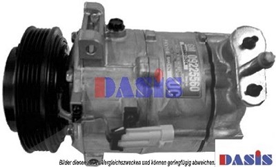 Aks Dasis Kompressor, Klimaanlage [Hersteller-Nr. 851447N] für Fiat, Opel von AKS DASIS