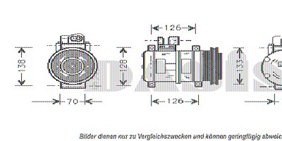 Aks Dasis Kompressor, Klimaanlage [Hersteller-Nr. 850767N] für Porsche von AKS DASIS
